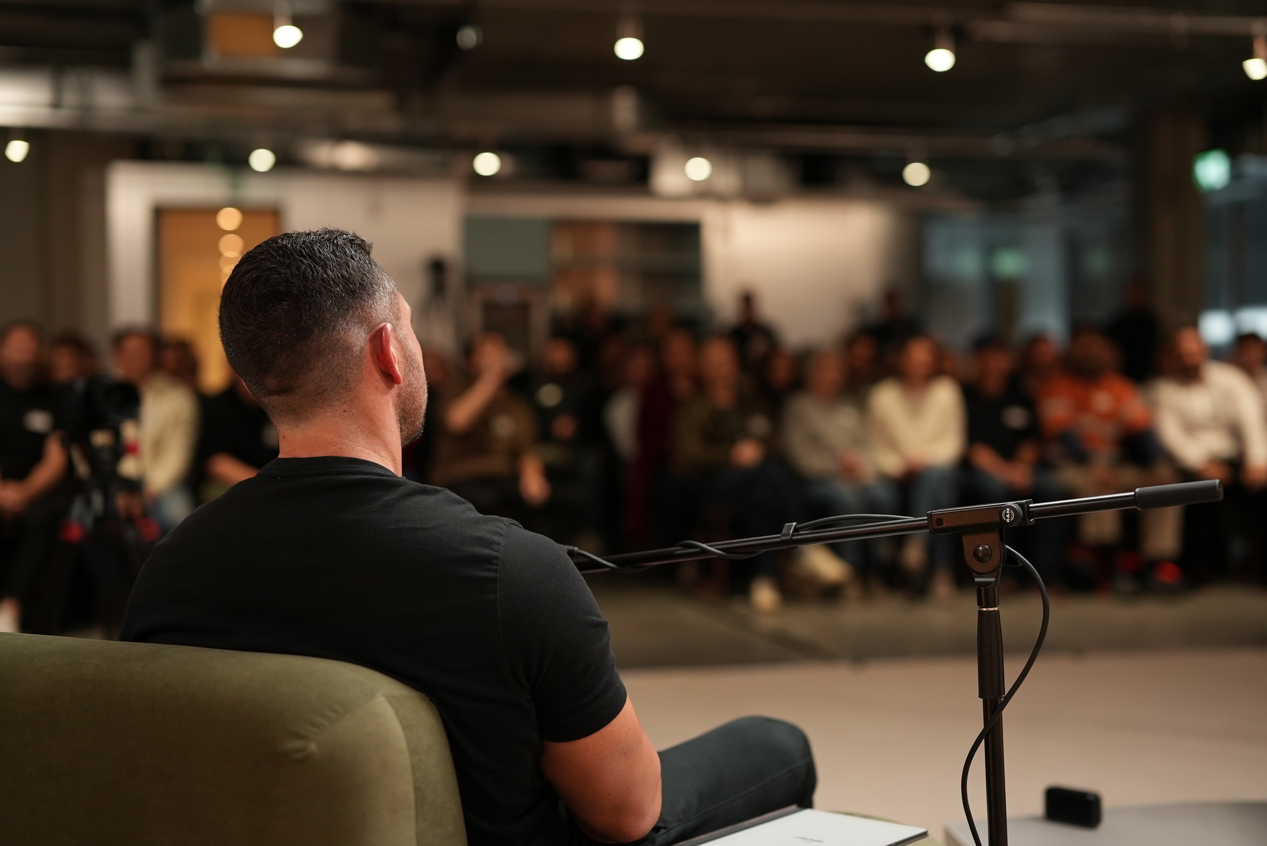 Live podcast — a full house at Terra